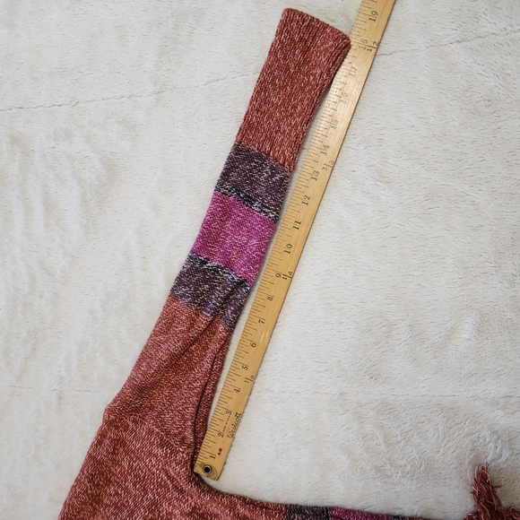 Hollister Knit Fringe Hoodie Sweater xs c - Picture 8 of 9